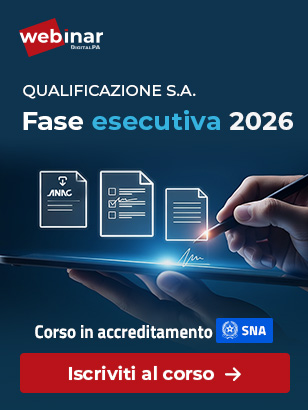 Corso Fase esecutiva qualificazione delle stazioni appaltanti