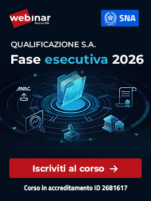 Corso Fase esecutiva qualificazione stazioni appaltanti