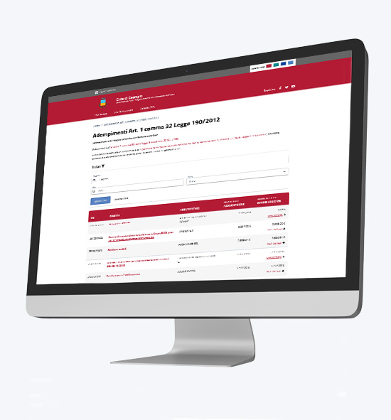 Modulo ANAC Adempimenti legge 190/2012