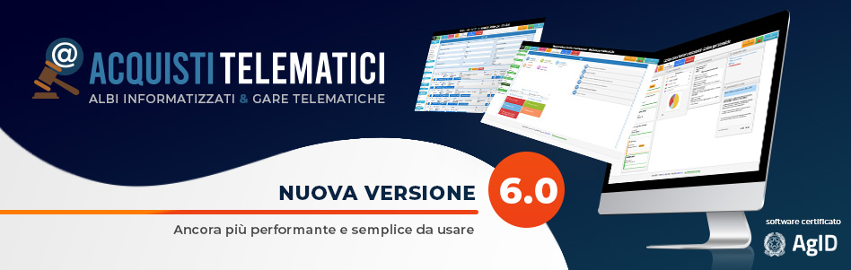 Nuova versione 6.0 Acquisti Telematici