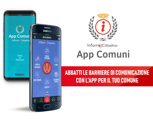 App Comuni Informacittadino - Comunicazione ente e Protezione civile