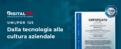 DigitalPA ottiene la certificazione UNI/PDR 125
