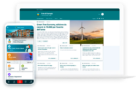 Mockup portale egov