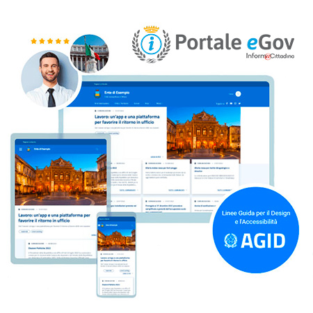 mockup portale istituzionale