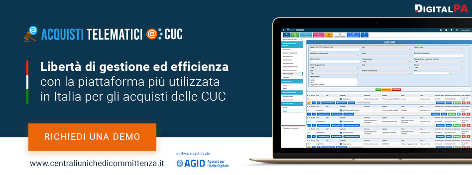 Richiedi una dimostrazione del software Acquisti Telematici per le CUC
