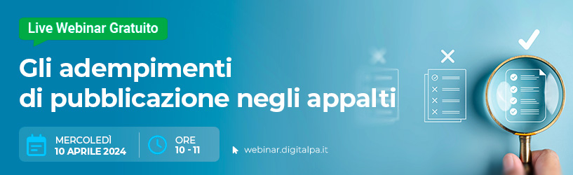 Contratti pubblici: gli adempimenti di pubblicazione negli appalti dal CIG alla trasparenza
